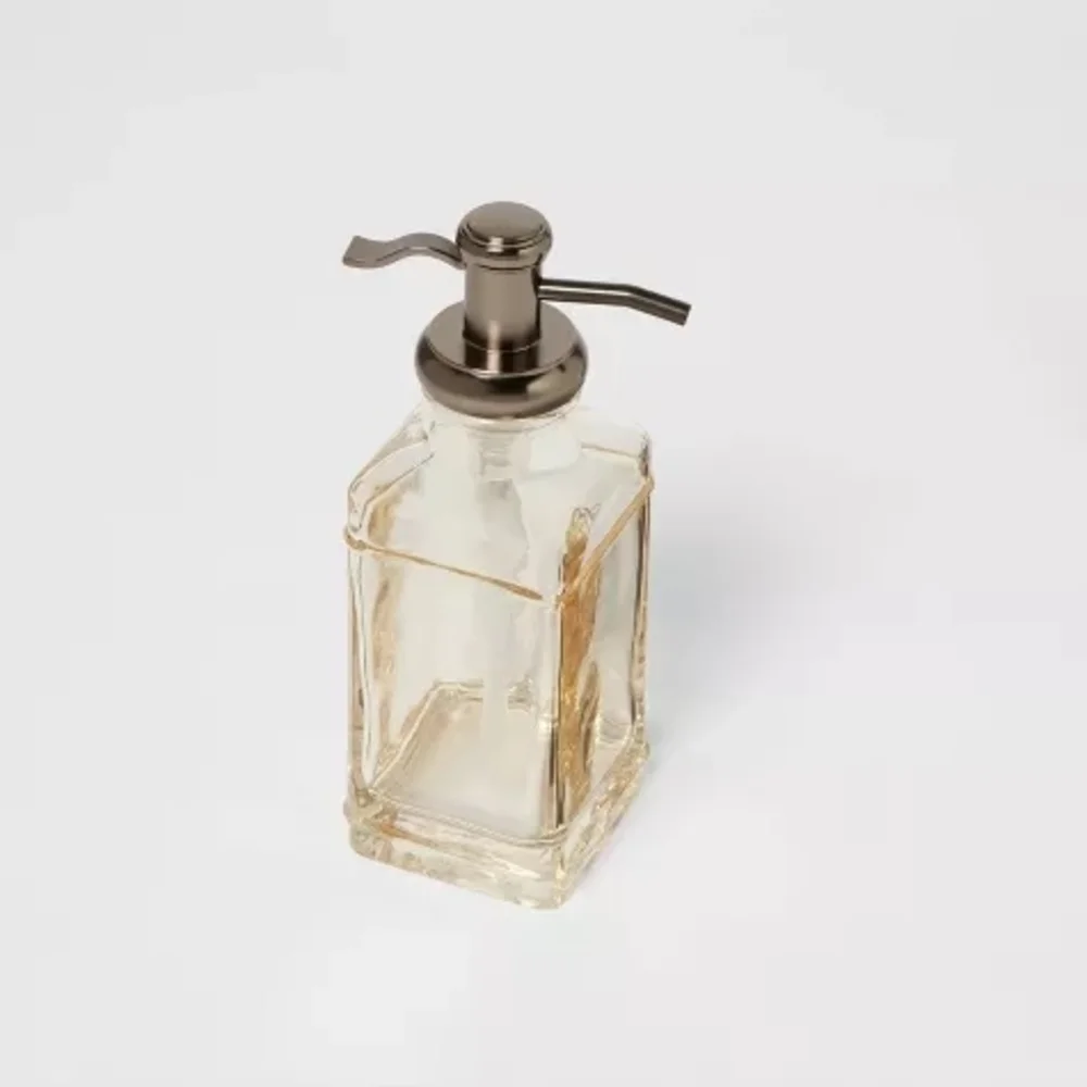 Threshold 12oz Antique Glass Tall Soap Pump Brown - Threshold™ - Picture 3 of 4